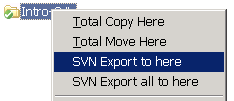 SVN export