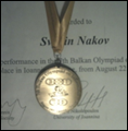 Nakov - bronze medal for olympiad