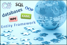 уроци по C#, бази данни, Entity Framework, XAML и WPF