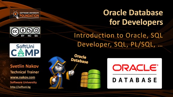 Oracle DB for Developers